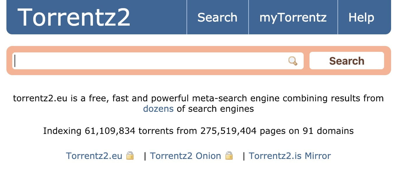 صورة لـ أفضل محركات بحث التورنت للعثور على أي ملف تورنت | torrentz2_search_engine-HfdHMfgs-DzTechs