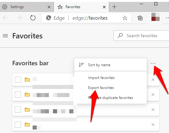صورة لـ كيفية نقل الإشارات المرجعية من وإلى جميع المتصفحات الرئيسية | transfer-bookmarks-to-from-major-browsers-edge-export-favorites-DzTechs