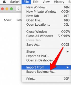 صورة لـ كيفية نقل الإشارات المرجعية من وإلى جميع المتصفحات الرئيسية | transfer-bookmarks-to-from-major-browsers-safari-export-bookmarks-DzTechs