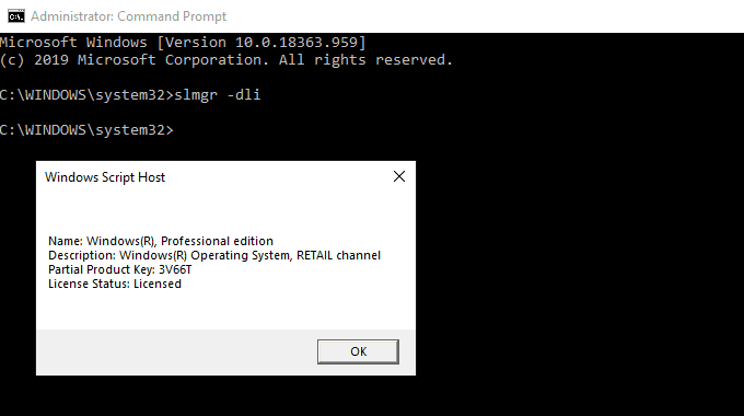 صورة لـ كيفية استبدال اللوحة الأم دون إعادة تثبيت Windows 10 | windows-10-command-prompt-check-license-type-1-DzTechs