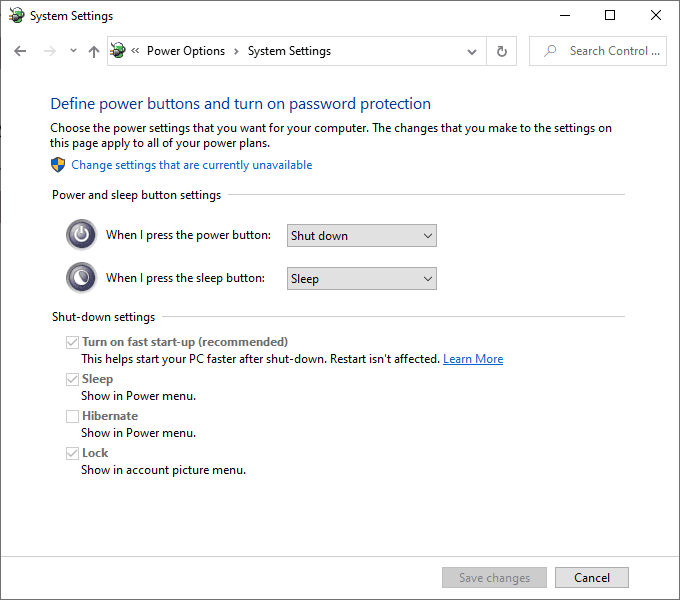 صورة لـ ما هو ملف Hiberfil.sys وكيفية حذفه في نظام التشغيل Windows 10 | windows-10-edit-hibernation-option-DzTechs
