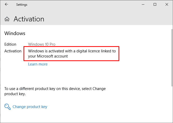 صورة لـ كيفية استبدال اللوحة الأم دون إعادة تثبيت Windows 10 | windows-10-license-linked-to-microsoft-account-1-DzTechs
