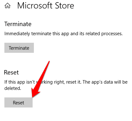 صورة لـ ماذا تفعل إذا لم يفتح Microsoft Store في نظام التشغيل Windows 10 | windows-store-not-opening-advanced-options-reset-DzTechs