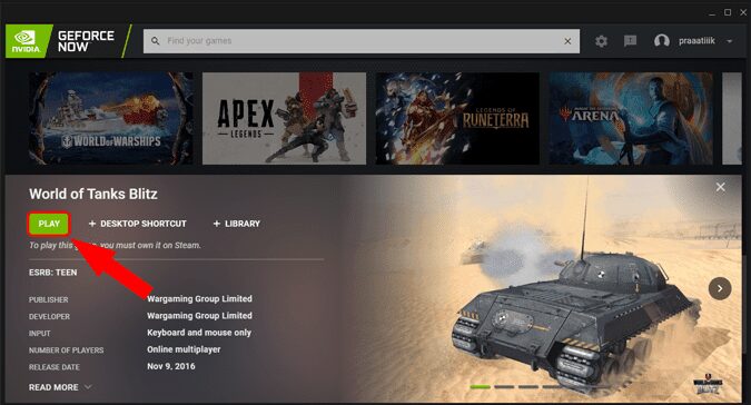 صورة لـ كيف الوصول إلى Nvidia GeForce Now في البلدان غير المدعومة | world_of_tanks_blitz_play_gfn-ETIq2ggs-DzTechs