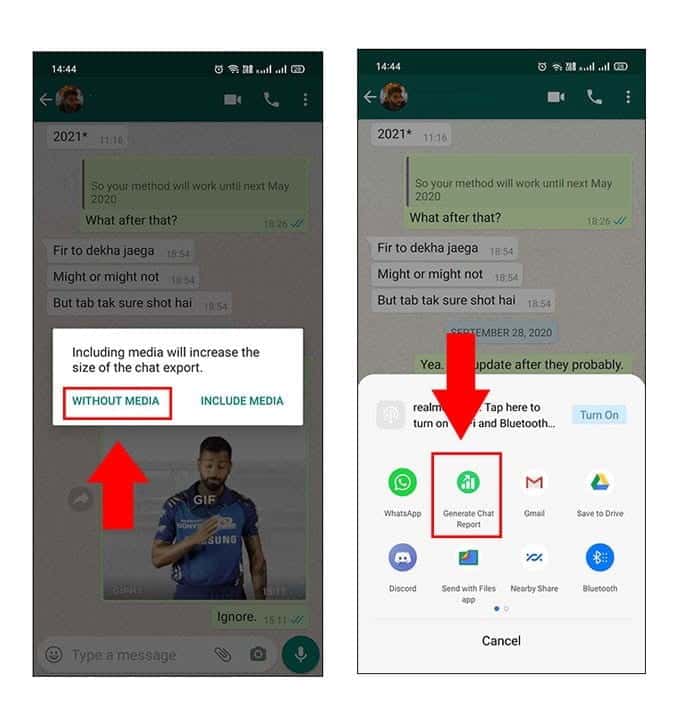 صورة لـ كيفية إنشاء تقرير دردشة فردي على WhatsApp | 10-6GULsx_Dbd_Wz9uuo72Q-DzTechs