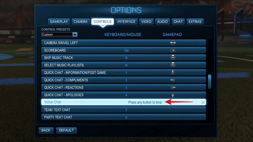 صورة لـ كيفية تمكين الدردشة الصوتية في Rocket League | 12PkPyrvkeZGGJce5qUQwug-DzTechs