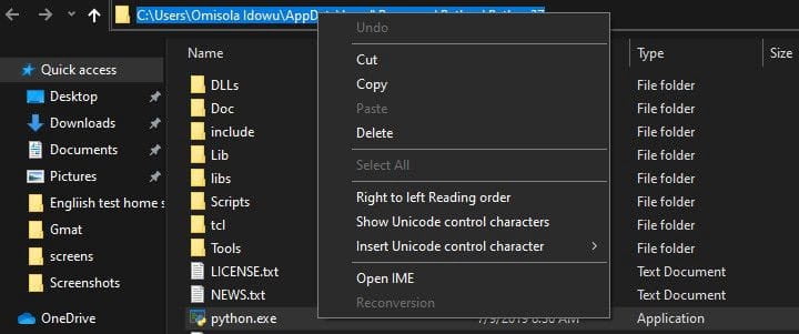 صورة لـ كيفية إضافة Python إلى متغير Windows PATH | 1CZXBI7N779kprgxbvFQIew-DzTechs