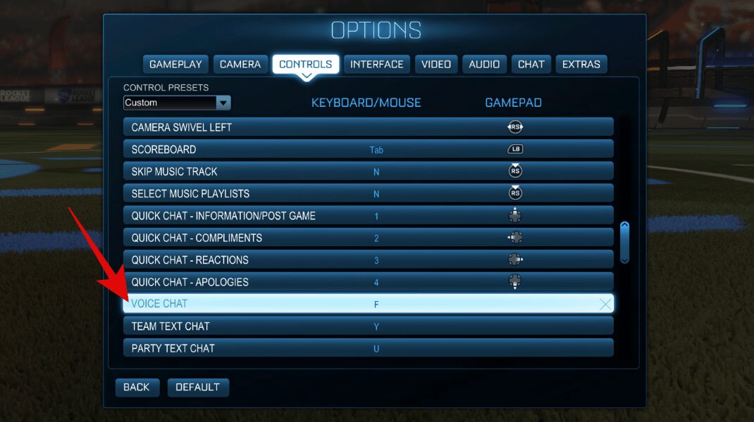 صورة لـ كيفية تمكين الدردشة الصوتية في Rocket League | 1DE0uwMnwVJeShP0D8hSx2g-DzTechs