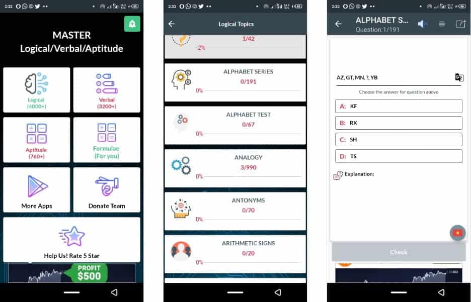صورة لـ أفضل تطبيقات اختبار الكفاءة الوظيفية لنظام Android للمساعدة في تقدم حياتك المهنية | 1ET4u91cb154LVCEICGYENg-DzTechs