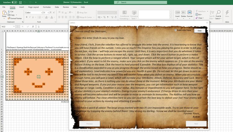 صورة لـ أفضل الألعاب الأيقونية المُعاد إنشاؤها في Microsoft Excel | 1Ip1Fa5YmCmf0sPbad1cwXA-DzTechs