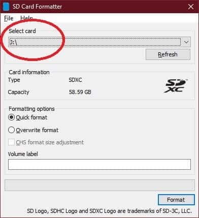 صورة لـ كيفية تهيئة بطاقة SD على نظام التشغيل Windows 10 | 1P7hMFJ89PvZh4Ffu74m2uQ-DzTechs