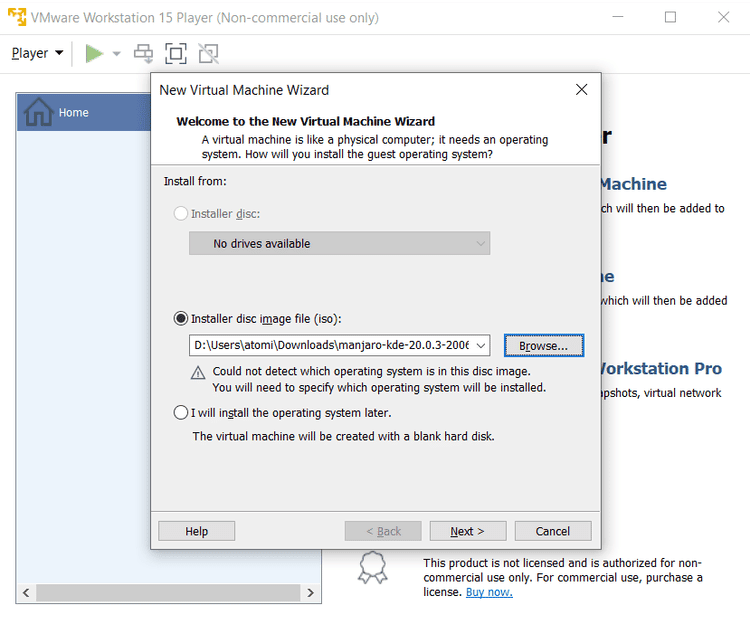 صورة لـ كيفية تثبيت Linux في Windows باستخدام جهاز VMware الافتراضي | 1Ps8Uhe3V1VkdGy0I0Ek89w-DzTechs