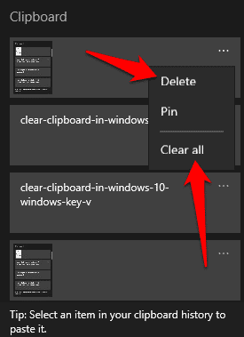 صورة لـ كيفية مسح الحافظة في Windows 10 | 1QwNbz7JXvtAWkWHPZ9wgJw-DzTechs