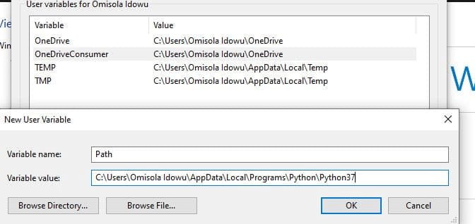 صورة لـ كيفية إضافة Python إلى متغير Windows PATH | 1Rnc6vBKjXUS2RsWXqXXNnA-DzTechs