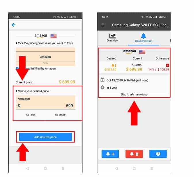 صورة لـ كيفية تتبع سعر المنتج وتمكين التنبيهات لـ Amazon على الهاتف المحمول | 1Xx96cz-NIVaQD9QyvOFhUQ-DzTechs