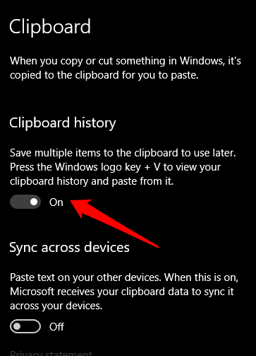 صورة لـ كيفية مسح الحافظة في Windows 10 | 1ZvI5PDwXS90nIixio4Os7A-DzTechs