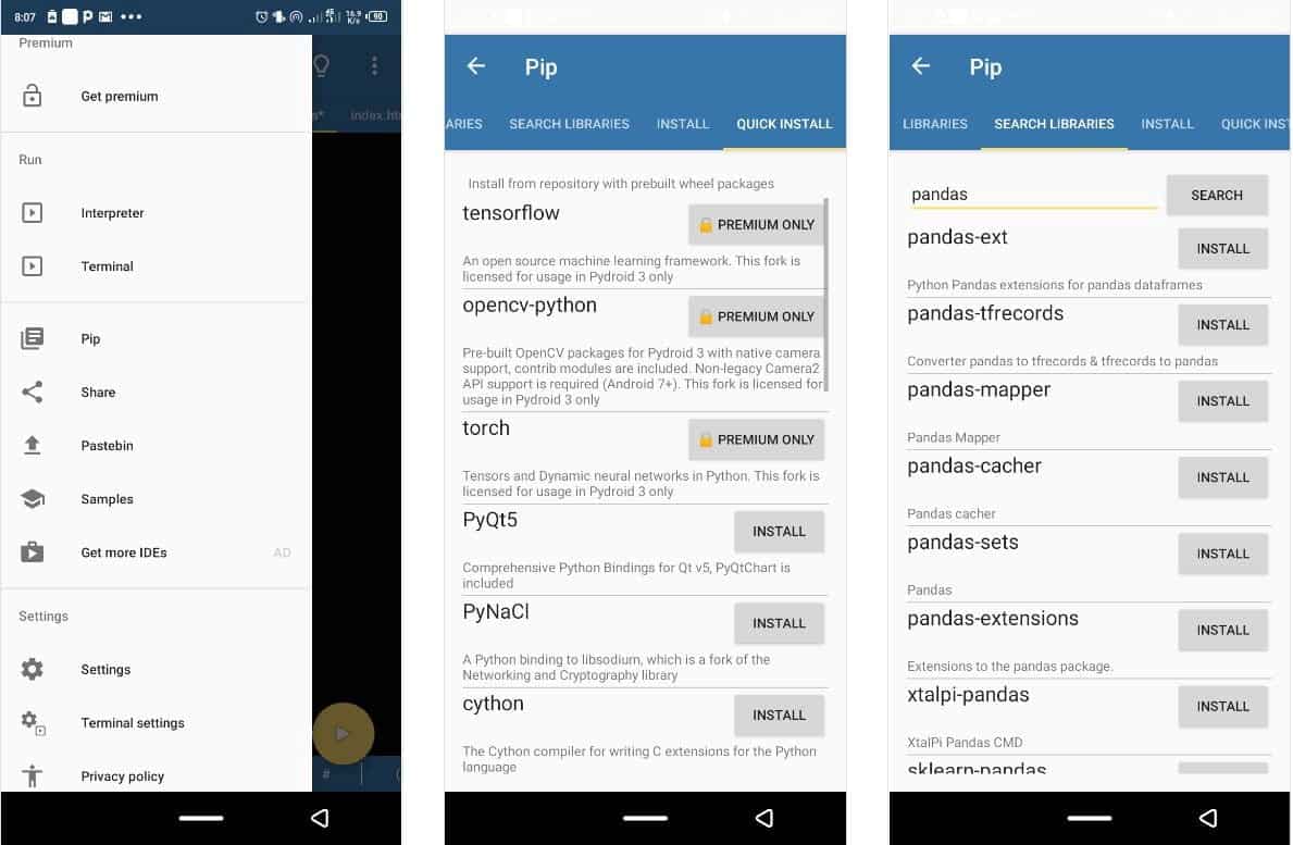 صورة لـ كيفية تثبيت Python وترميزها على Android باستخدام Pydroid 3 | 1_rcrsO0XWgMEuSHo01CLyg-DzTechs