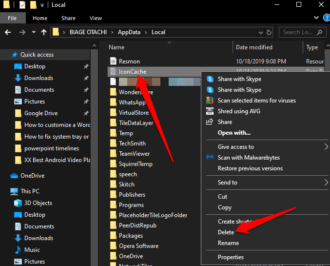 صورة لـ كيفية إصلاح علبة النظام أو الأيقونات المفقودة في Windows 10 | 1_t3y6EtSKKQjd3gyMSCDbw-DzTechs