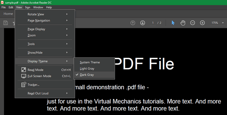 صورة لـ كيفية قراءة ملفات PDF في الوضع المظلم باستخدام Adobe Reader | 1i1dKfkSbGURZgP4dpUjAKA-DzTechs