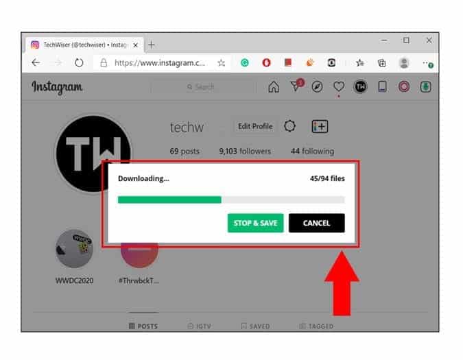 صورة لـ كيفية تنزيل جميع صور Instagram دفعة واحدة على Chrome و الهاتف | 1jZXv5FhALboiRj0H2YEKqg-DzTechs