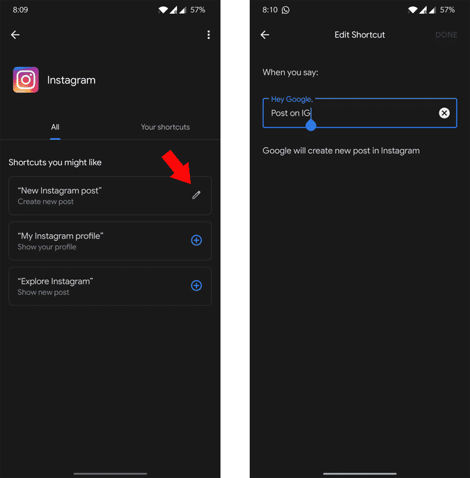 صورة لـ كيفية النشر على Instagram باستخدام مساعد Google | 1uIjaF3EUfFh1wwaP1Yskhg-DzTechs