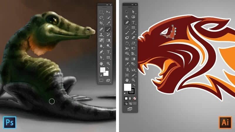 صورة لـ مقارنة بين Adobe Illustrator و Photoshop: ما الفرق؟ | 1xMClIZAWnZZeMIV8L6Jo4g-DzTechs