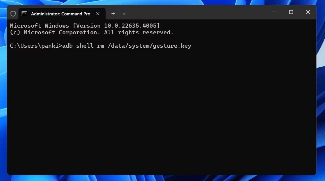 صورة لـ طرق فعَّالة لاستعادة رمز مرور Android المفقود | adb-command-in-terminal-app