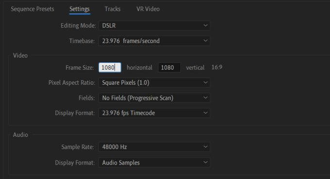 صورة لـ كيفية تصدير مقاطع الفيديو من Premiere Pro إلى شبكات التواصل الاجتماعي | sequencesettings-DzTechs