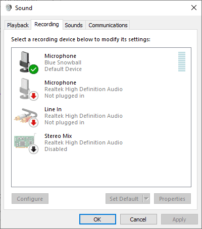صورة لـ كيفية اختبار الميكروفون الخاص بك في Windows 10 | sound-control-panel-options-DzTechs