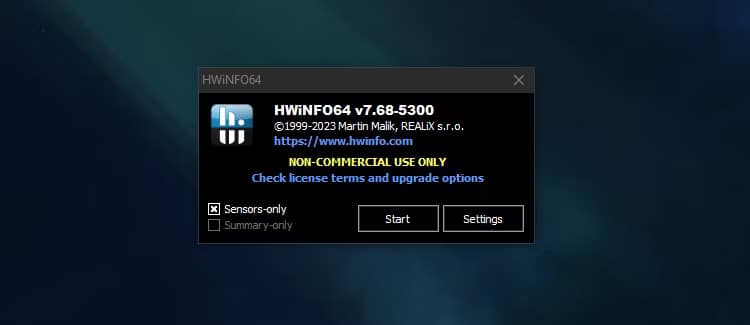 صورة لـ كيفية التحقق من درجة حرارة وحدة المعالجة المركزية على الكمبيوتر | windows-temps-hwinfo-sensor