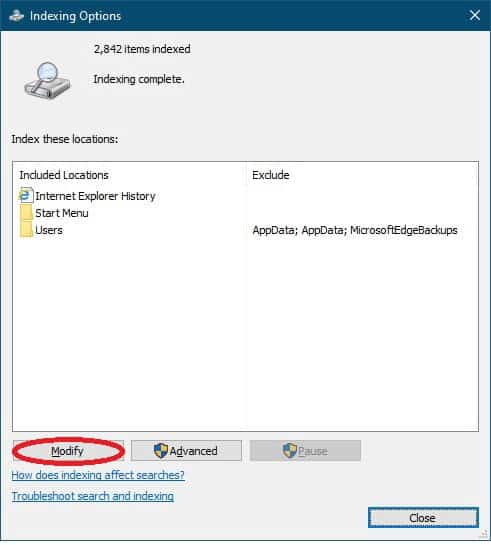 صورة لـ ما هي فهرسة البحث في Windows 10 | 15QX3YIwZFj8eyZEiRBrDGQ-DzTechs