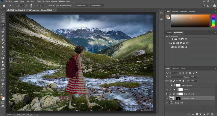 صورة لـ كيفية إضافة شخص إلى الصور باستخدام Photoshop | 1BS7x-M2fncG6h9NApt9r7g-DzTechs