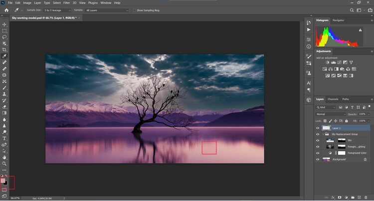 صورة لـ كيفية استبدال مظهر السماء في أي صورة باستخدام Photoshop | 1HJ6SwiLuyZdJG0s2R4BBqw-DzTechs