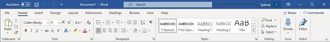 صورة لـ كيفية تخصيص الشريط في Microsoft Office | 1QU_JFfMpNU4ak3Cw1auWjQ-DzTechs