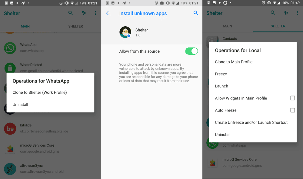 صورة لـ كيفية استخدام Shelter من أجل الحماية من التطبيقات على Android | 1XPBXb335NeQS_6QINtDa7Q-DzTechs