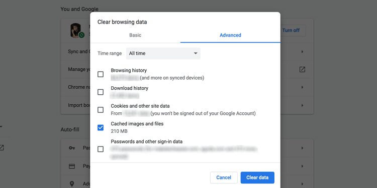 صورة لـ كيفية محو ملفات تعريف الارتباط وذاكرة التخزين المؤقت في Chrome | 1_OaZhrjjE2weiZ0DE3wsAA-DzTechs
