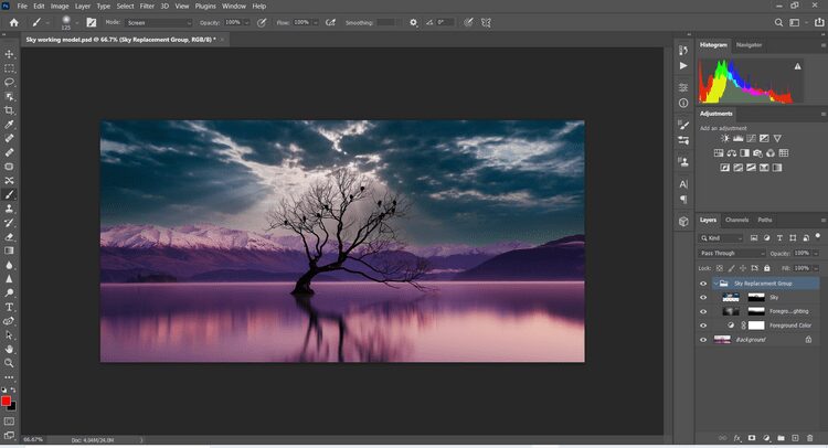 صورة لـ كيفية استبدال مظهر السماء في أي صورة باستخدام Photoshop | 1_YqAwLzj70Gf8_ZuAMXGmw-DzTechs