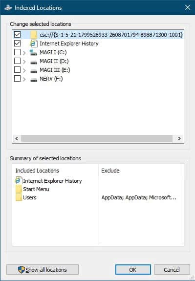 صورة لـ ما هي فهرسة البحث في Windows 10 | 1hq6zZQ6muCvFJTQXcGvgOQ-DzTechs