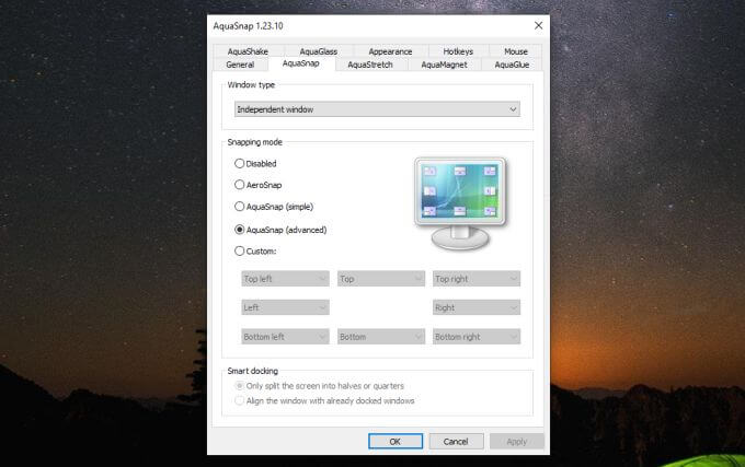 صورة لـ كيفية تقسيم الشاشة في Windows 10 إلى العديد من النوافذ | aquasnap2-DzTechs