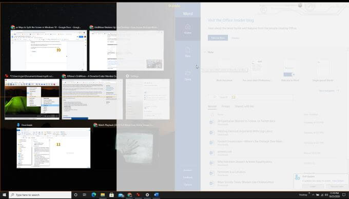 صورة لـ كيفية تقسيم الشاشة في Windows 10 إلى العديد من النوافذ | gridassist2-DzTechs