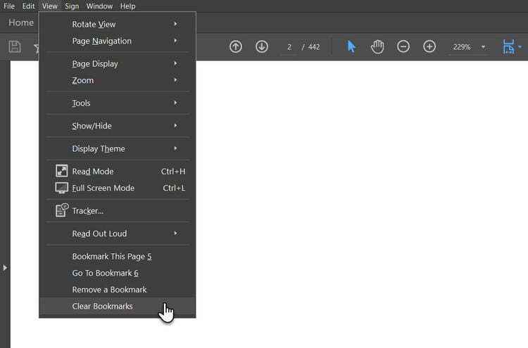 صورة لـ كيفية وضع إشارة مرجعية على الصفحات في مستند PDF في Adobe Reader | 1GH2wjFzhp4-5yRtm_jn7KQ-DzTechs