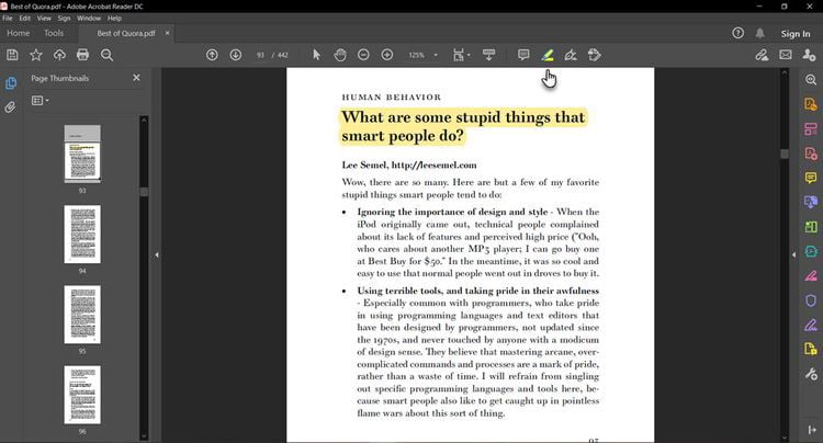 صورة لـ كيفية وضع إشارة مرجعية على الصفحات في مستند PDF في Adobe Reader | 1wjTnrj-71Uzk8v_Kl8x1bA-DzTechs
