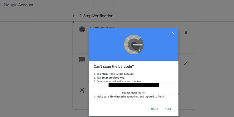 صورة لـ كيفية إنشاء رموز المصادقة الثنائية في Windows 10 باستخدام Google Authenticator | 10VYTiO9TPHYBFW6wPbfXxw-DzTechs
