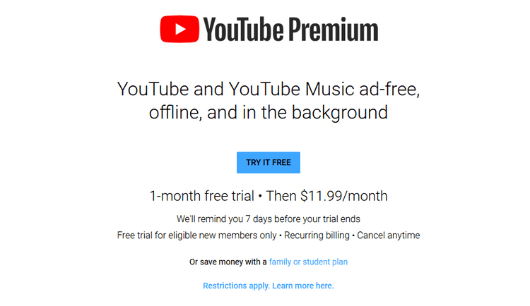 صورة لـ هل تستحق YouTube Premium التكلفة المطلوبة؟ الأشياء التي يجب النظر إليها | 1GEvGwkwjEDwSRMW-PleYCA-DzTechs