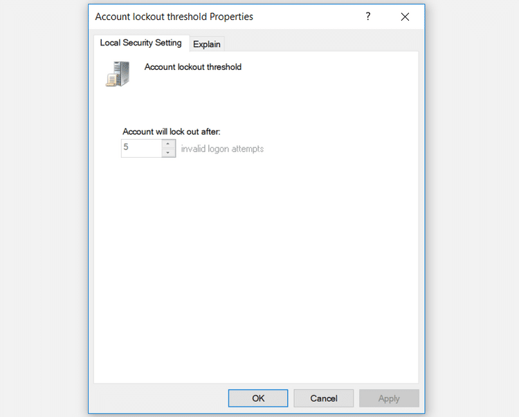 صورة لـ كيفية الحد من عدد محاولات تسجيل الدخول الفاشلة على Windows 10 | 1WmevQhHKeatN-QBUXfsb7A-DzTechs