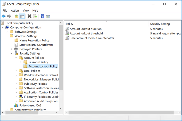 صورة لـ كيفية الحد من عدد محاولات تسجيل الدخول الفاشلة على Windows 10 | 1pAopEDk7CSWYZyHV507cxw-DzTechs