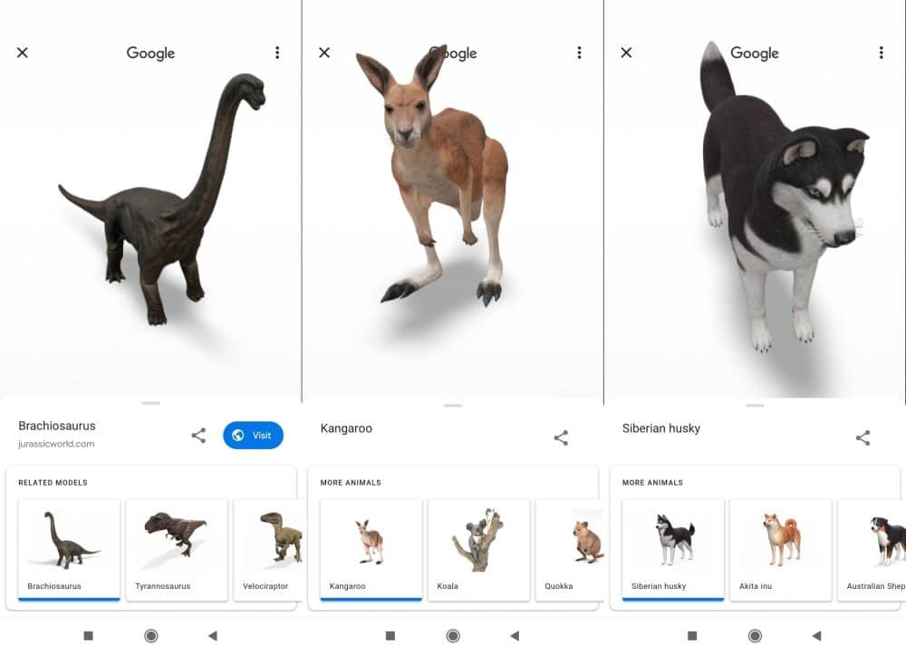 صورة لـ الحيوانات ثلاثية الأبعاد من Google: كيفية تحويل جهازك إلى حديقة سفاري افتراضية | 19QuNsW41MG44tV-lD5FT0g-DzTechs