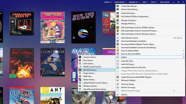 صورة لـ كيفية استيراد ألعاب MS-DOS إلى Launchbox | 1ZRtOuCGNXNym7R5mx17E2Q-DzTechs