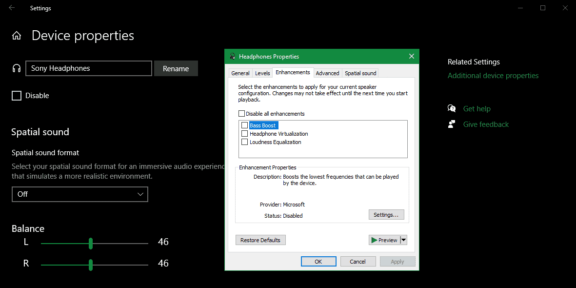 صورة لـ الصوت لا يعمل في Windows 10؟ إليك خطوات إصلاح مشاكل تعطل الصوت | Windows-Sound-Enhancements-DzTechs