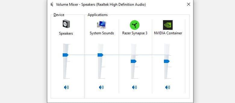 صورة لـ الصوت لا يعمل في Windows 10؟ إليك خطوات إصلاح مشاكل تعطل الصوت | volume-mixer-windows-10-2-DzTechs